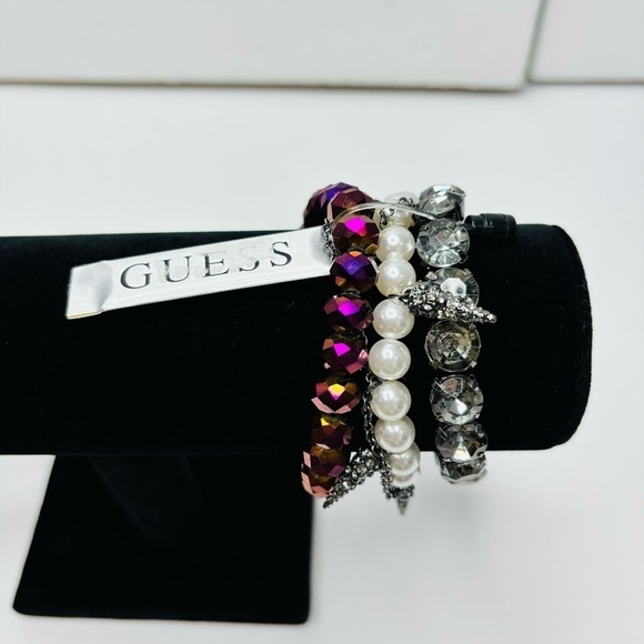 GUESS Pretty In Punk Bracelet Set - Picture 1 of 5